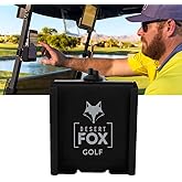 DESERT FOX GOLF Phone Caddy – Adjustable Golf Cart Phone Holder with Secure Strap for Hands-Free GPS & Golf Apps – Universal Fit