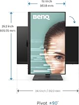 BenQ GW2790T 27 Inch IPS Monitor 1080p 100Hz Ergonomic Height Adjust view 4