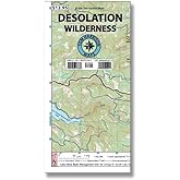 Desolation Wilderness Map (Maps of the Sierra Nevada, CA, NV)