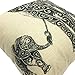 YOUR SMILE Elephant Cotton Linen Square Decorative Throw Pillow Case Cushion Cover 18x18 Inch(44CM*44CM) (Color#16)