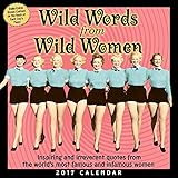 2017 Wild Words from Wild Women 365 Page-A-day Daily Box / Desk Calendar