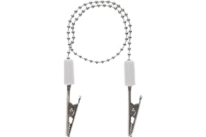 House Brand Dentistry 101263 HSB Dental Patient Bib Clips Chain White 3/Pk