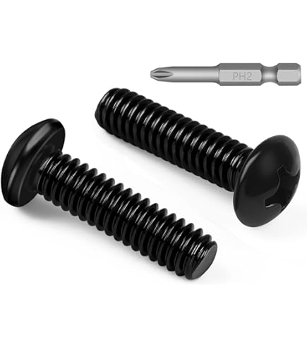 Star Drive Pan Head Machine Screws Black Oxide Stainless Steel #8