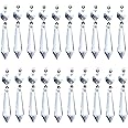 BronaGrand 20pcs 38mm Replacement Clear Chandelier Icicle Crystal Prisms Octogan Crystal Bead for Lamp Decoration