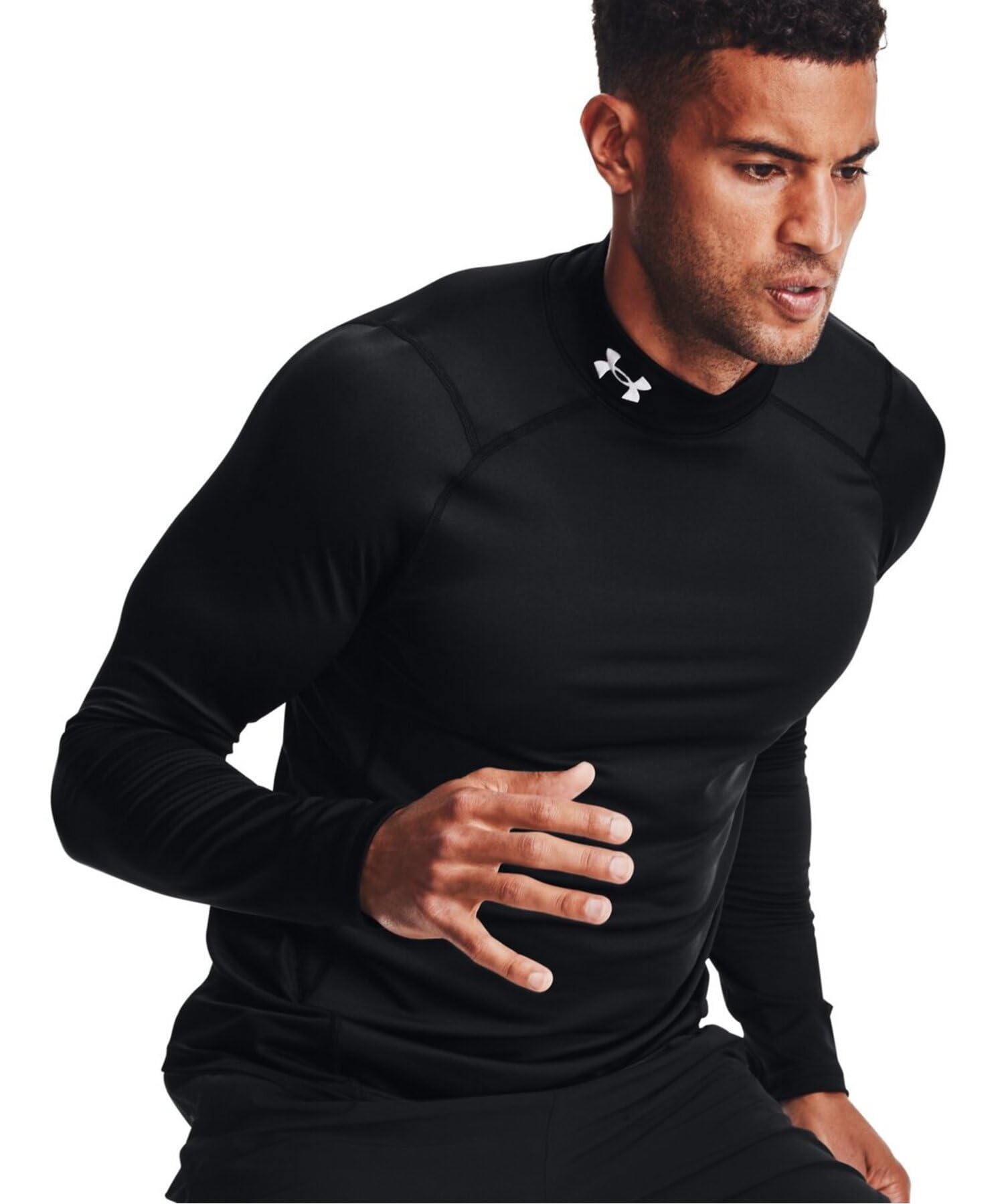 Under Armour Mens ColdGear Armour Fitted Mock