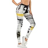 Ndoobiy Printed Leggings Basic Workout Yoga Pants Buttery Smooth Womens Leggings