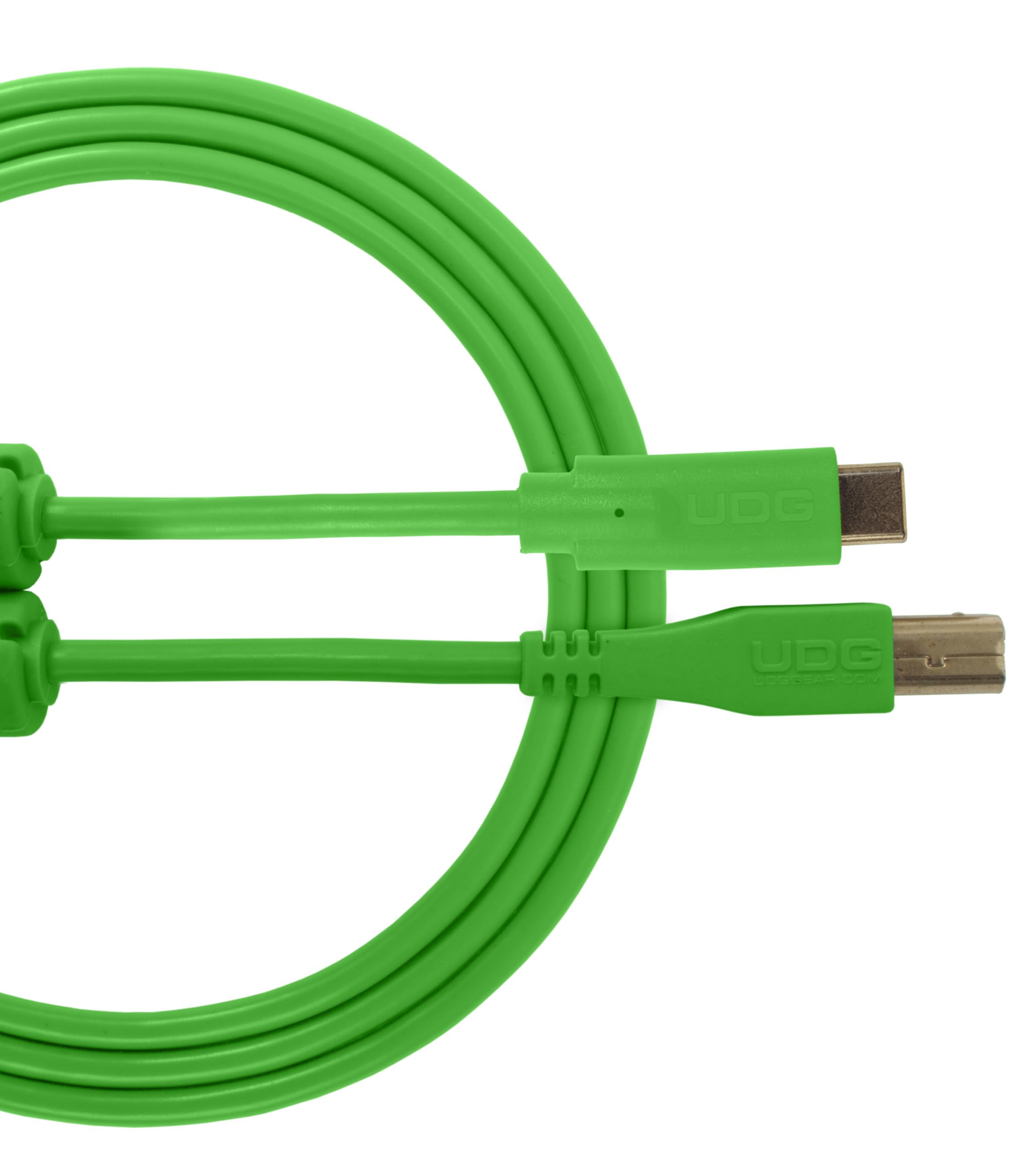 UDG GEAR U96001GR Cable USB 2.0 (C-B) - High-speed Audio Optimized USB 2.0 C to B cable, Green, 1.5 Meter โ image 1
