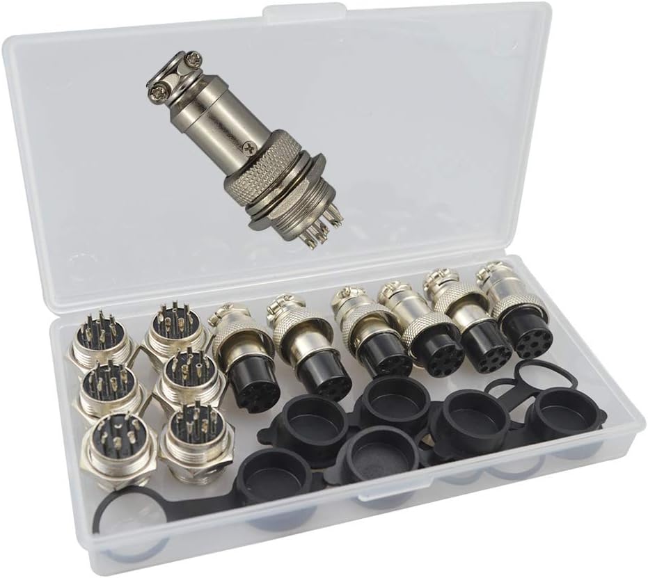 QitinDasen 6Pcs Premium 8 Pin GX16 Aviation Connector - Image 5