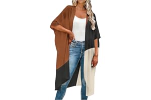Plus Size Swimsuit for Women Floral Print Half Sleeve Kimono Cardigan Flowy Swimwear Beach Bathing Suit Swim Cover Up