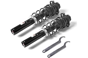 KLV Front Left Right Shocks Shock Absorber Set Monotube Tube Compatible with 1990-2018 Kawasaki Mule UTV 2010 2020 2500 2510 2520 4000 4010 Mule 45023-1005 45023-1006 2 pcs