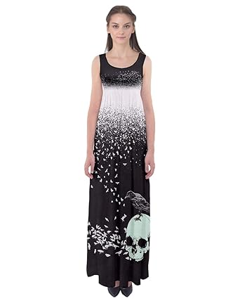 skull maxi dress