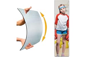 canhard Unbreakable Door Mirror Full Length, Full Body Mirror for Kids,4Pack 11.35 x11.35 inch,Shatterproof Plexiglass Long Mirrors for Bedroom Closet,Children Plastic Mirror Non Glass Stick on Mirror