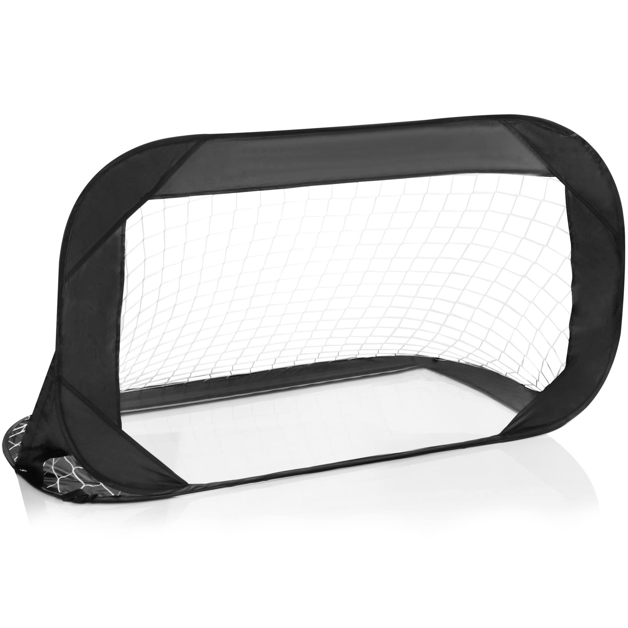 com-four® Football goal foldable - Pop-Up football goal for garden and leisure - Children's football goal for indoor and outdoor - foldable and portable