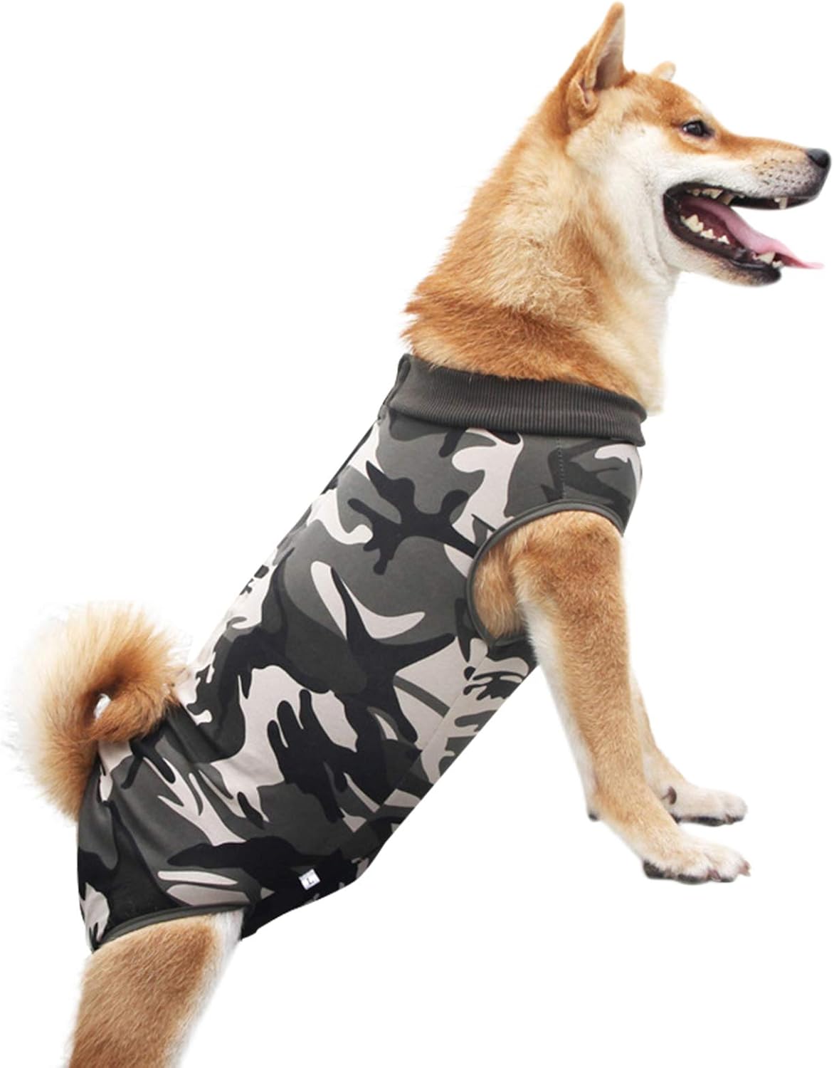 KOESON Dog Recovery Suit, Bandages Cone ECollar