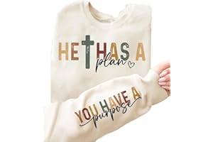 Women's Christian Graphic Sweatshirt Crewneck Jesus Religious Bible Verse Sweatshirt Pullover