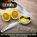 Premium Quality Stainless Steel Lemon Squeezer, Top Rated Heavy Duty Lime Juicer, Anti Corrosive Dishwasher Safe Extra Large Citrus Orange Press, Easy To Use Handheld Manual Fruit Juice Maker
