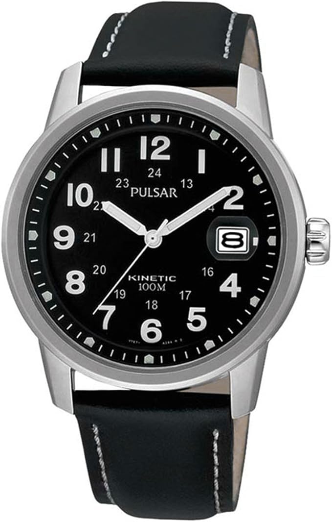 New Pulsar Watch PAR087X1 with Black Strap Amazon.de Uhren