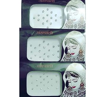 Mat Diamond Cut Round Bindi - For Women