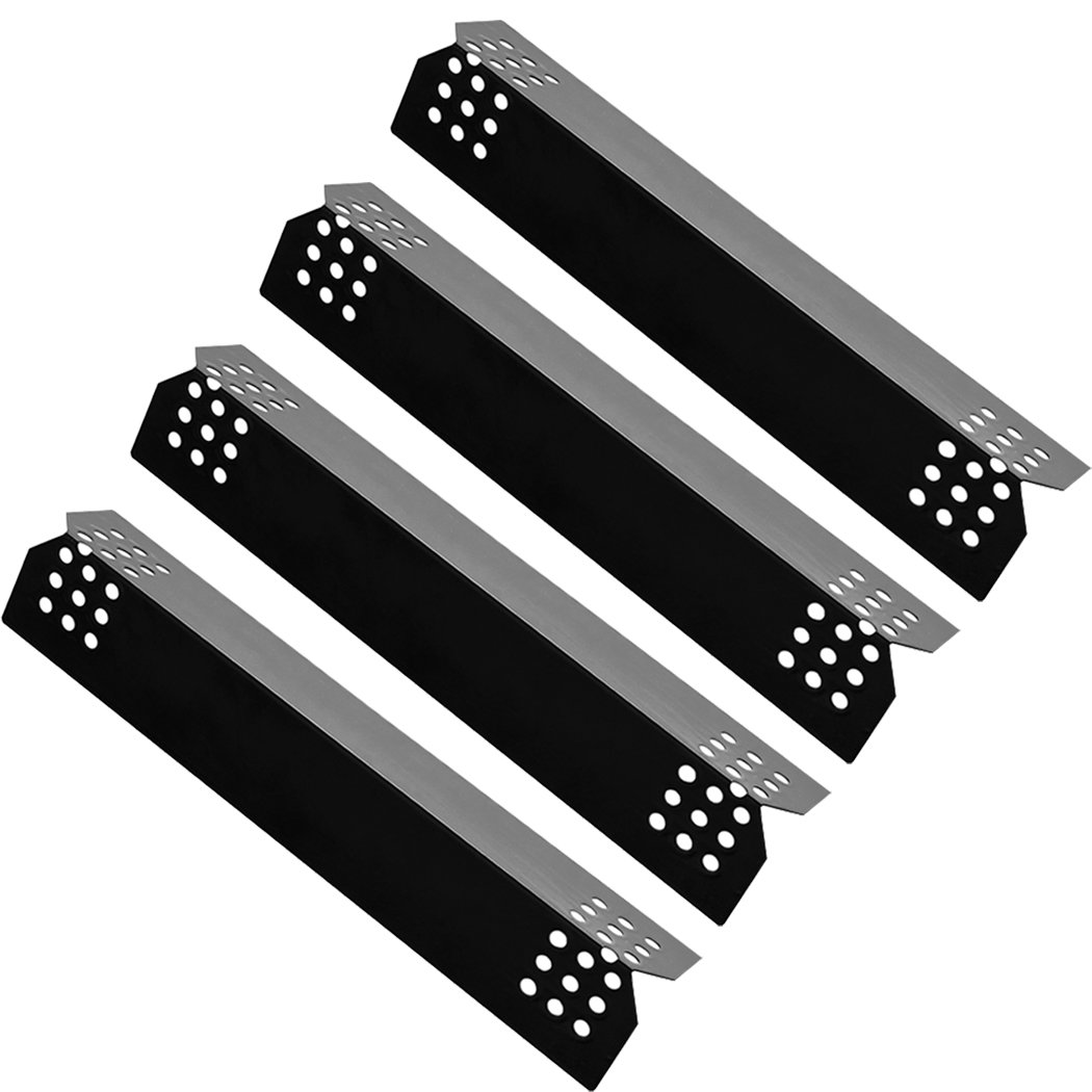 YIHAM KP708 Porcelain Steel BBQ Heat Plate Shield Tent, Flame Tamer