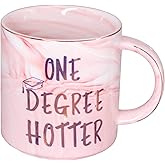 Mugpie Graduation Gifts for Her Women Daughter Sister Bestie - Cute One Degree Hotter Mug - Funny Birthday Christmas Gits for College Master Phd 2026