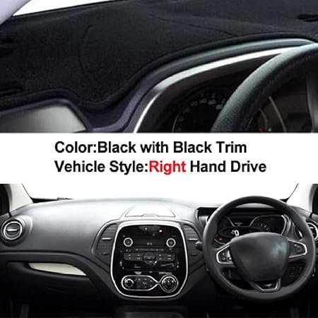 Yang Dashmat Pad Dashmat Pad Innenraum Armaturenbrett Auto Lhd Dx Fur Renault Captur 14 15 16 17 18 19 Silber Amazon De Kuche Haushalt