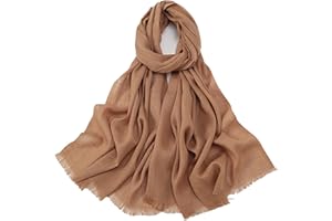 Canxiaoba Women's Summer Scarf Lightweight And Soft Bamboo Cotton Headscarf