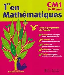 1er en mathématiques, CM1, 9-10 ans