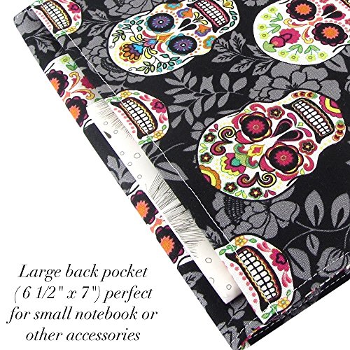Sugar Skull Fabric Crochet Hook Case - Keeps Hooks Organized - Perfect Hook Holder For At Home Or Travel!