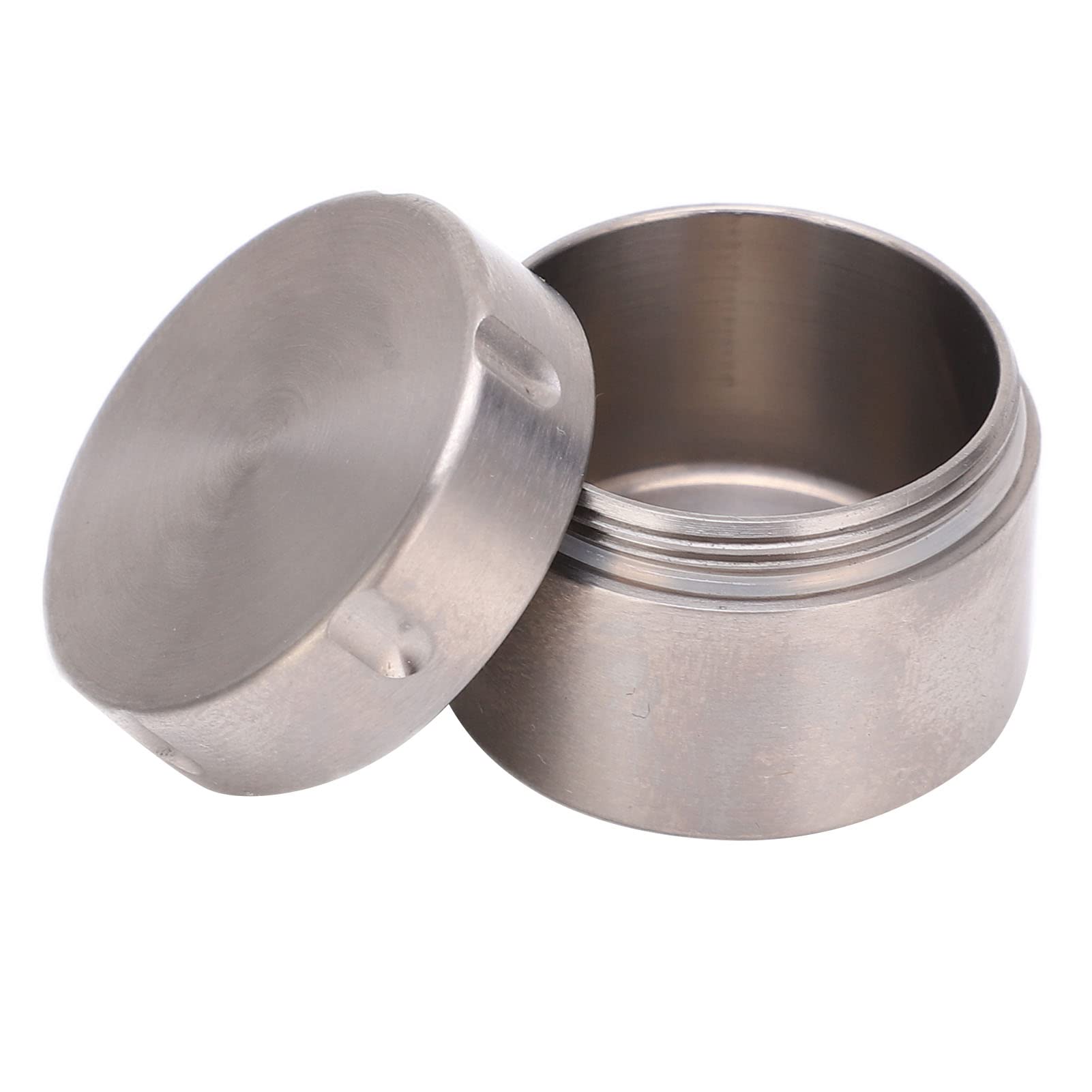 Fishawk Round Storage Tin, Lightweight and Portable Titanium Material Good Waterproof Performance Candle Tin for Containing Medicine for Containing Tea