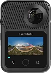 KanDao QooCam 3 Ultra 360 Action Camera, 10-Bit