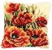 HEYEJET Flower Pillow DIY Latch Hook Kits Rug DIY Kits Brand Carpet Cushion kit Yarn Carpet Embroidery Cushion Pillowcase Stitch mat Home Carpet Sunflower
