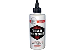 Tear Mender Fabric and Leather Cement, 6OZ, VAL-A Chicago #TG-6H