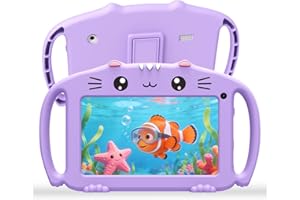Ascrecem Kids Tablet Android 7 Inch Toddler Tablet for Kids with WiFi Quad Core 2GB 32GB ROM Parental Control Children Tablet