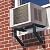 BLACK + DECKER BAB-2438 Window Air Conditioner Support Bracket, 7.1 x 25.8 x 16.7 inches, Grey