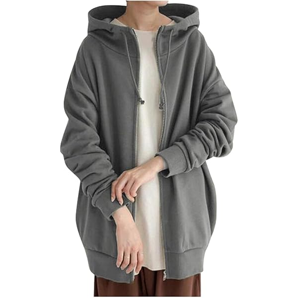 Amazon.com: Women Oversized Zip Up Korean Hoodie Y2k Jackets