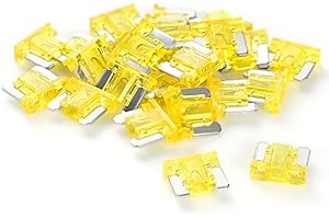 SVZ (25Pcs) 20 Amp Low Profile Mini Car Fuses, 20A Automotive Fuse, Blade Fuse for Car/RV/Truck/SUV/Motorcycle/Boat