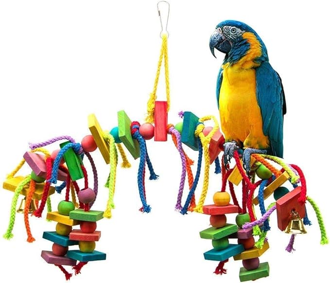 Allure Maek Bird Knots Block Chewing ToysParrot Toys&Bird Toys (for