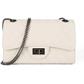 Gladdon Quilted Crossbody Purse for Women Trendy Shoulder Bags | Stylish Shoulder Purse,Quilted Pattern,Structured bag,Chain Strap,Spacious Enough,Casual and Dressy Outfits,Any Occasion