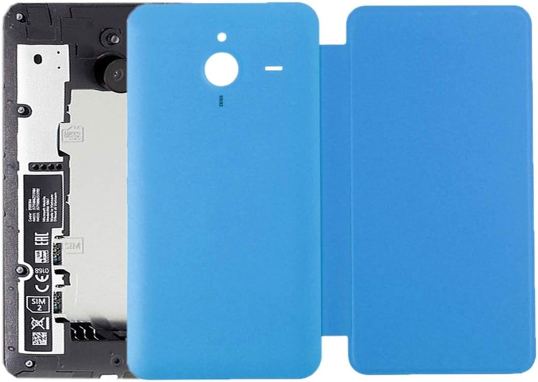 Xtmcce DIFZU Component Horizontal Flip Leather Case + Plastic Back Cover for Microsoft Lumia 640XL (Black) Kit (Color : Blue)