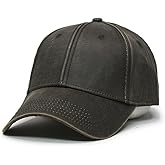 The Vintage Year Heavy Washed Wax Coated Adjustable Low Profile Baseball Cap