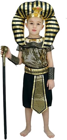 Amazon ロウィン 子供服 エジプト服 古代ローマの服装 仮装 コスチューム パーティー 演出服 男の子 L キッズコスチューム 変身 なりきり おもちゃ
