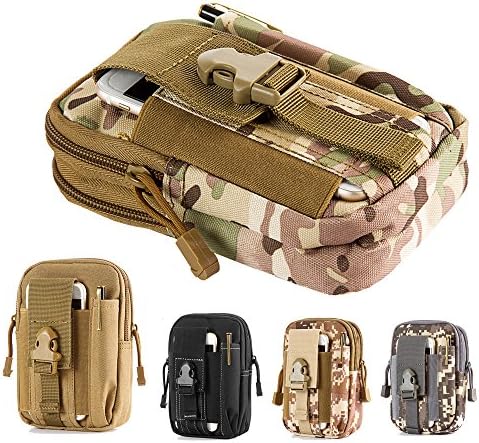 Universal Multipurpose Tactical Cover Smartphone CP Camo Holster EDC Security Pack Carry Case Pouch Belt Waist Bag Gadget Money Pocket for Samsung Galaxy S7 Note5 LG G5 iPhone 7 7Plus