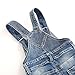 Kidscool Baby and Little Boys/girls Ripped Holes Bib Jeans Overall Blue 12 - 18 Months