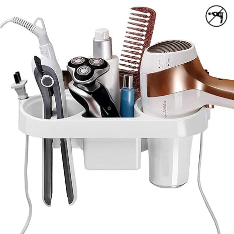 Buy Killerzone Hair Dryer Rack Comb Holder Bathroom Storage