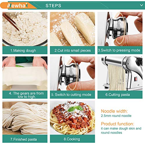 Newhai Electric Family Pasta Maker Machine Noodle Maker Pasta Dough
