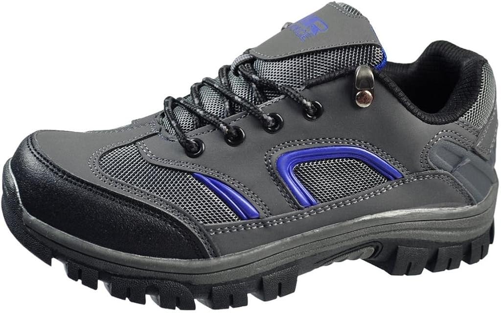 Air Balance Boys Grey/Blue Hiking Shoes
