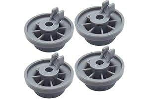 GEENGLE Durable 165314 4-Pack Dishwasher Lower Rack Wheel Replacement for Bosch Kenmore Dishwasher - Replaces 00420198 420198 PS3439123