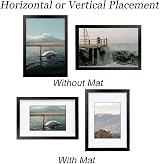 RUN HELIX A4 Frame 2 Pack Wooden Picture Frame Black Wall Mount view 5