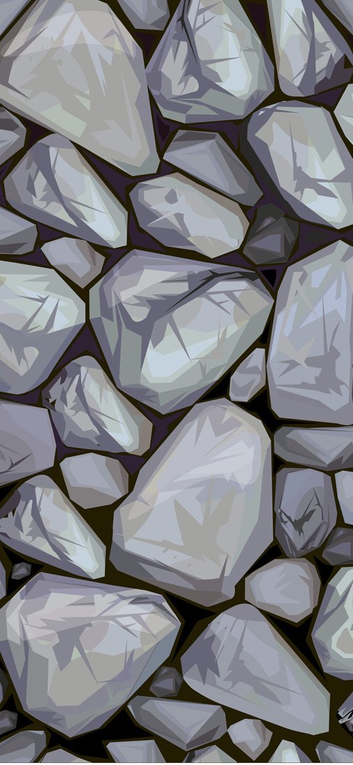 PeelitStickit Stone Pattern Design, Wallpaper, Wall Mural ID-032, vinyl