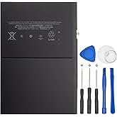 LBTPH A1484 A1474 Battery for iPad Air 1 iPad 5th 6th 7th 8th 5 6 7 8 A1475 | A1476 A1822 A1823 A1893 A1954 A2197 A2198 A2200 A2270 A2428 A2429 A2430 with Installation Tools 32.9Wh/8827mAh
